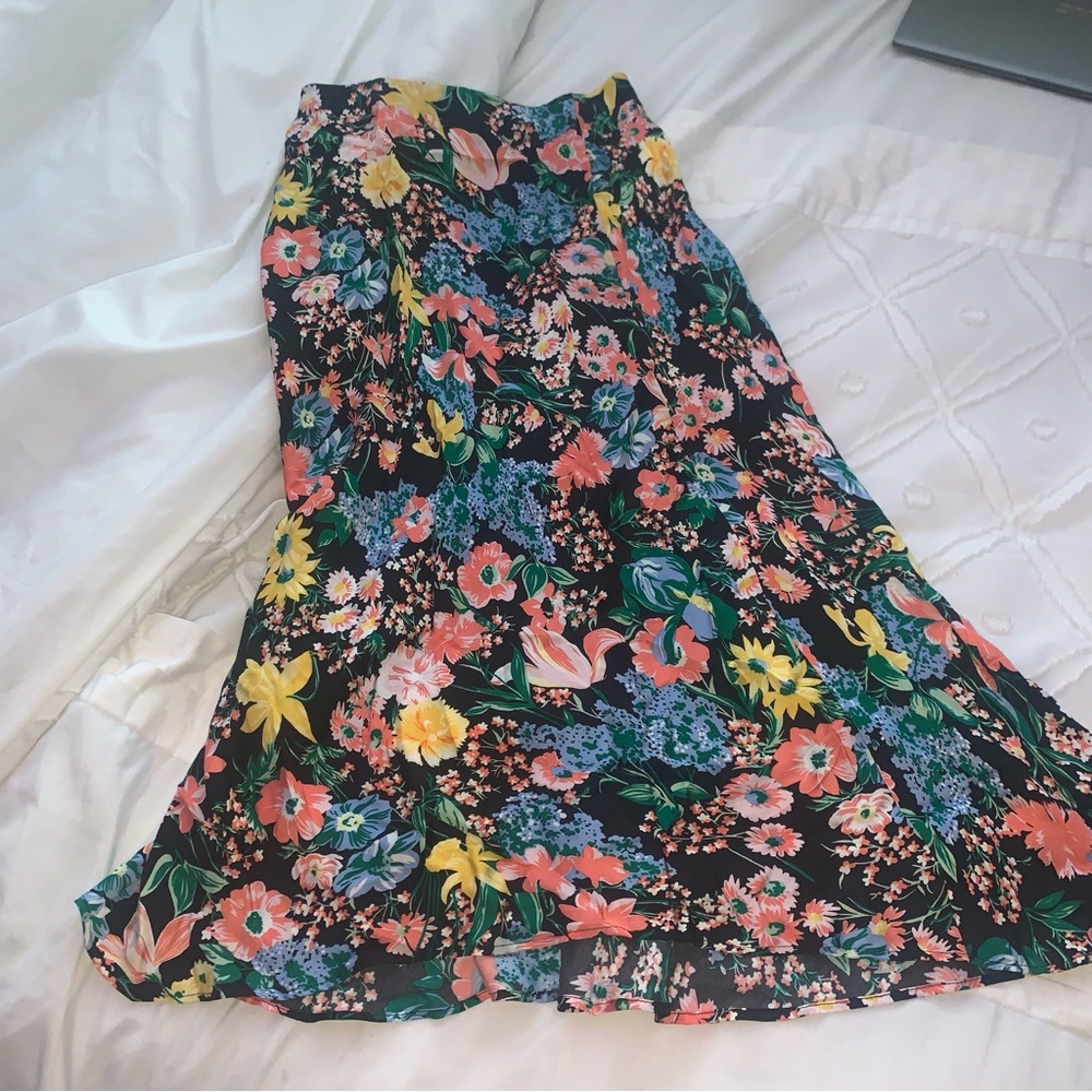 Flower Maxi Skirt